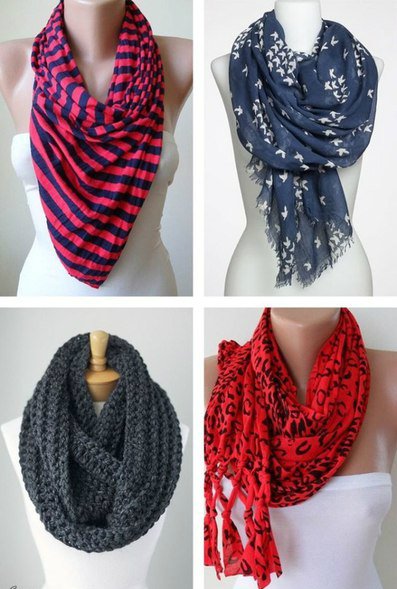 Женский шарф может полностью изменить ваш облик! 58 самых эффектных вариантов!