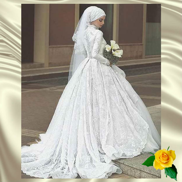 Как выглядят мусульманские женщины в день свадьбы